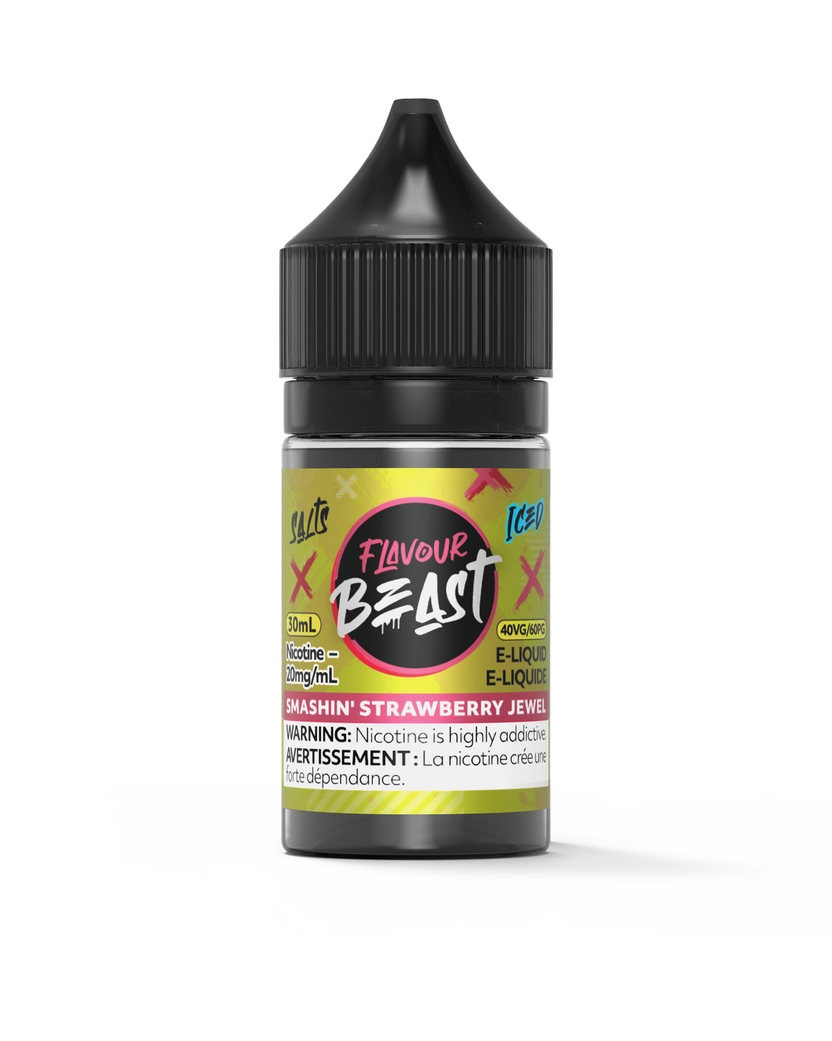 Flavour Beast E-liquid - Smashin' Strawberry Jewel Iced (ON)