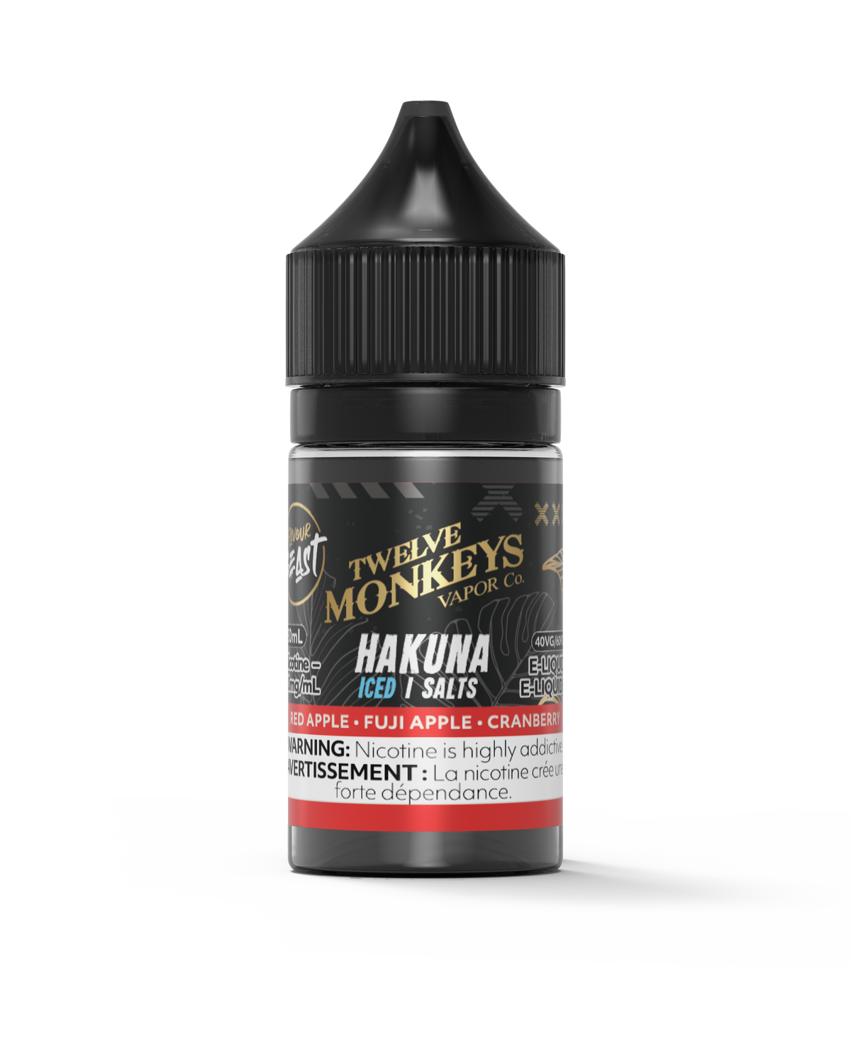 Flavour Beast x 12 Monkey E-Liquid - Hakuna (Iced)