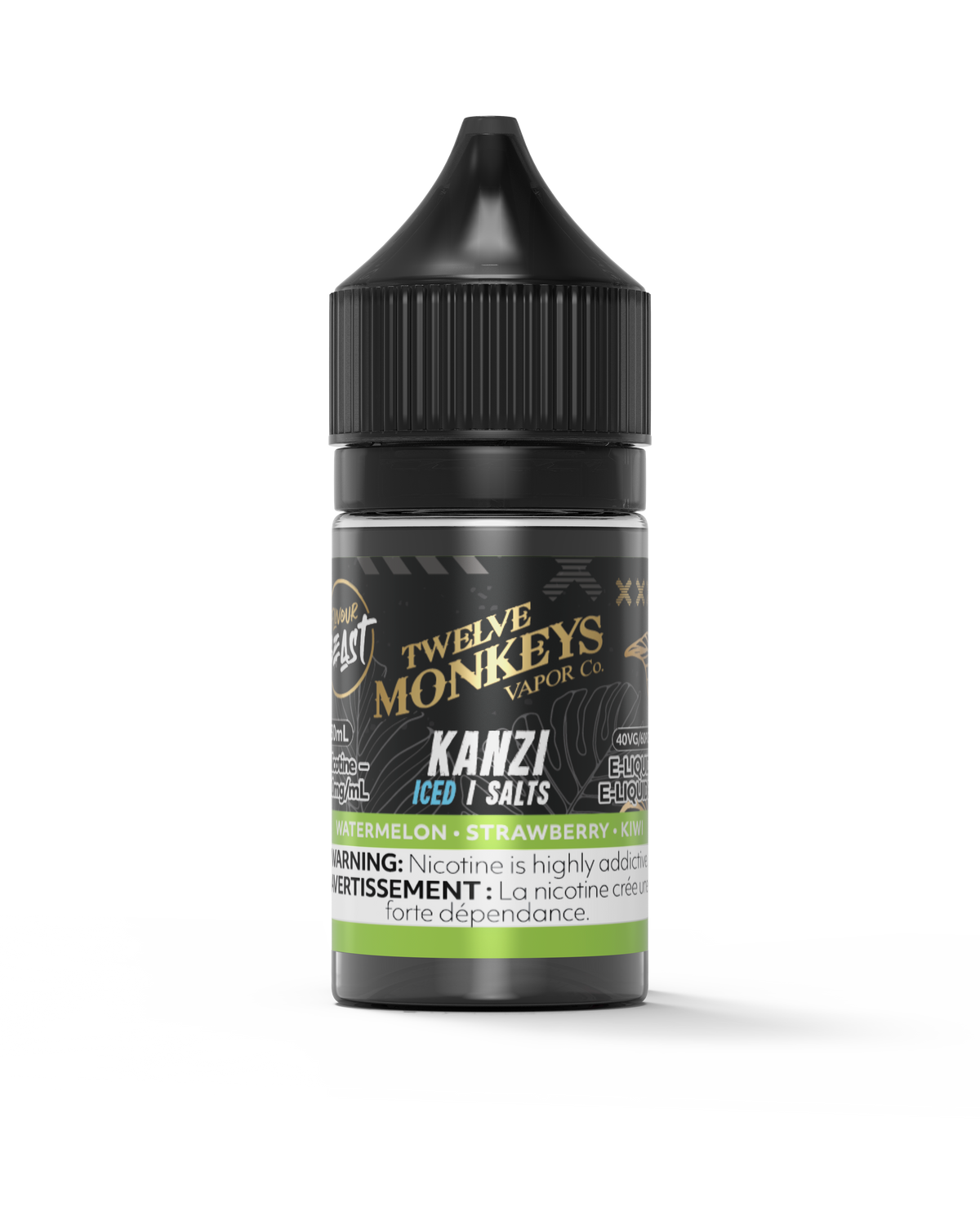 Flavour Beast x 12 Monkey E-Liquid - Kanzi (Iced)
