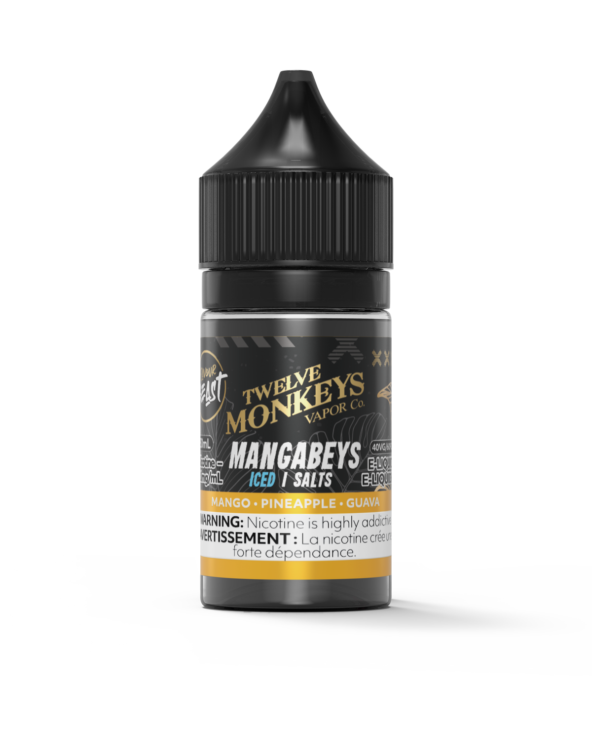Flavour Beast x 12 Monkey E-Liquid - Mangabeys (Iced)