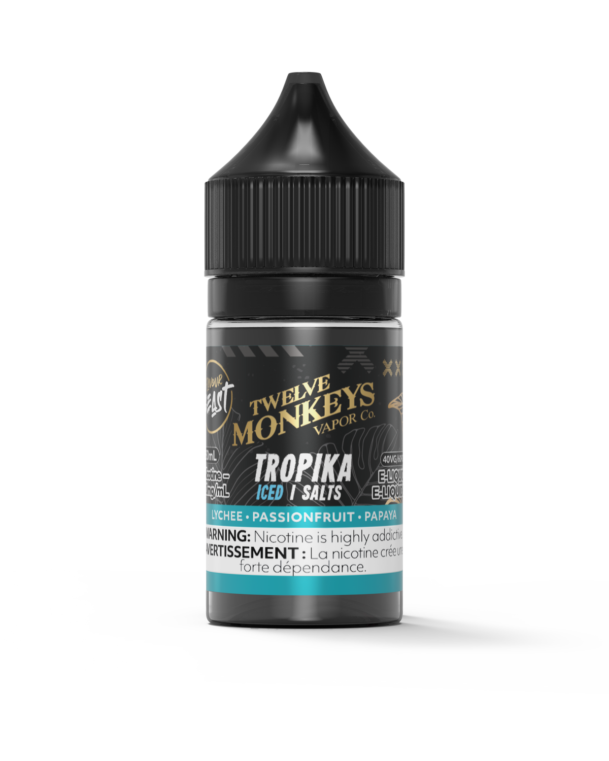 Flavour Beast x 12 Monkey E-Liquid - Tropika (Iced) Flavour Beast x 12 Monkey E-Liquid - Tropika (Iced)