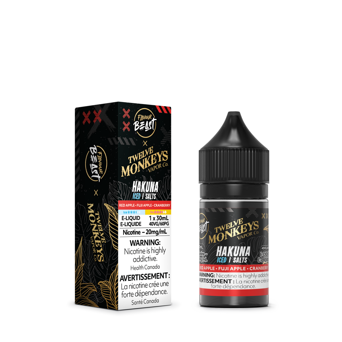 Flavour Beast x 12 Monkey E-Liquid - Hakuna (Iced)