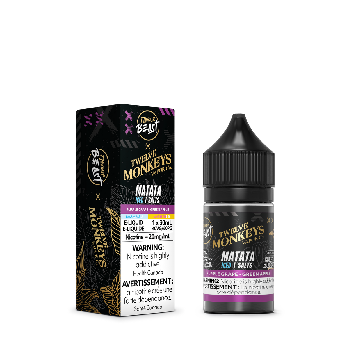 Flavour Beast x 12 Monkey E-Liquid - Matata (Iced)