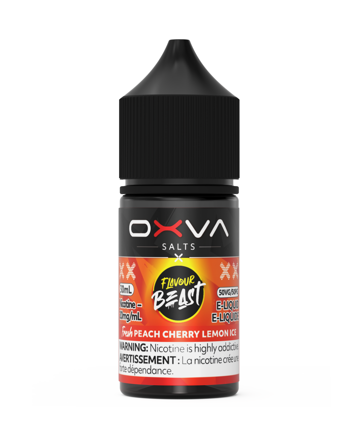 Flavour Beast x OXVA E-liquid - Fresh Peach Cherry Lemon Ice