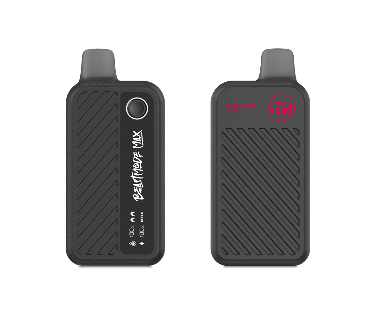 Ragin' Razz Mango Vape - Flavour Beast Beast Mode Max 18K Disposable  