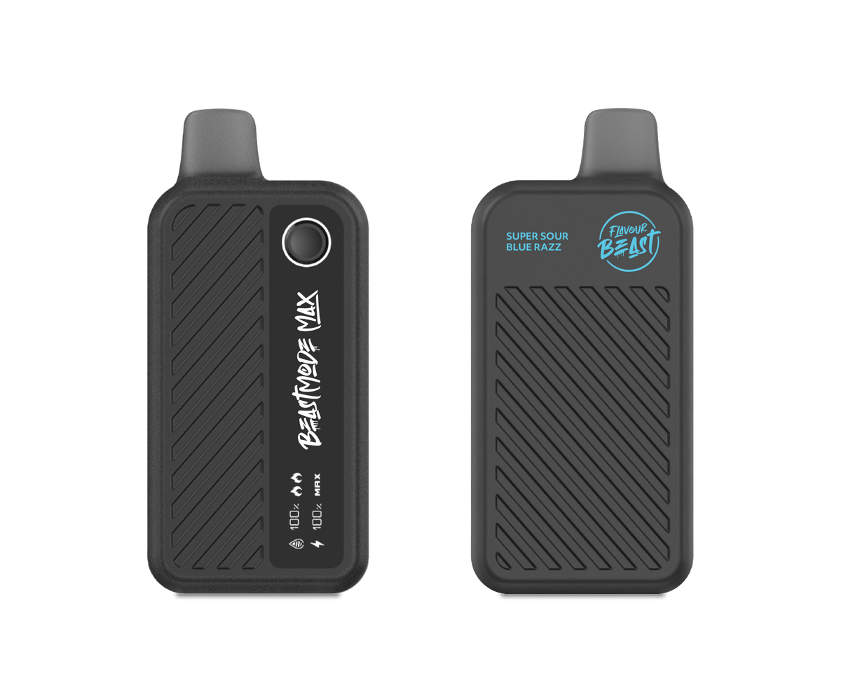Super Sour Blue Razz Vape - Flavour Beast Beast Mode Max 18K Disposable