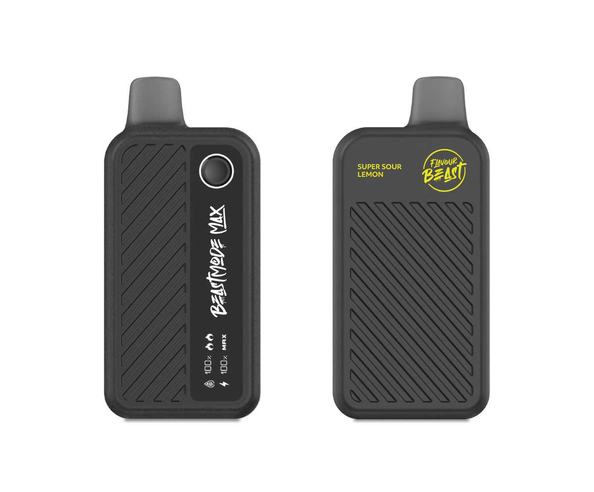 Super Sour Lemon Vape - Flavour Beast Beast Mode Max 18K Disposable
