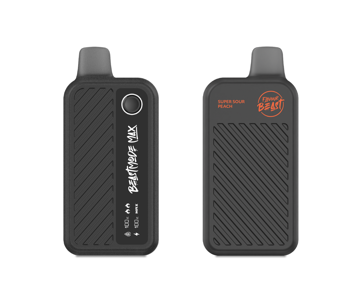 Super Sour Peach Vape - Flavour Beast Beast Mode Max 18K Disposable 