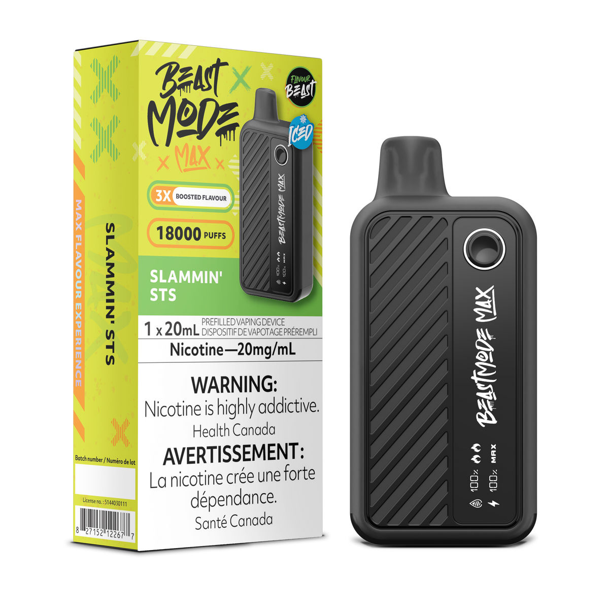 Slammin' STS Vape - Flavour Beast Beast Mode Max 18K Disposable