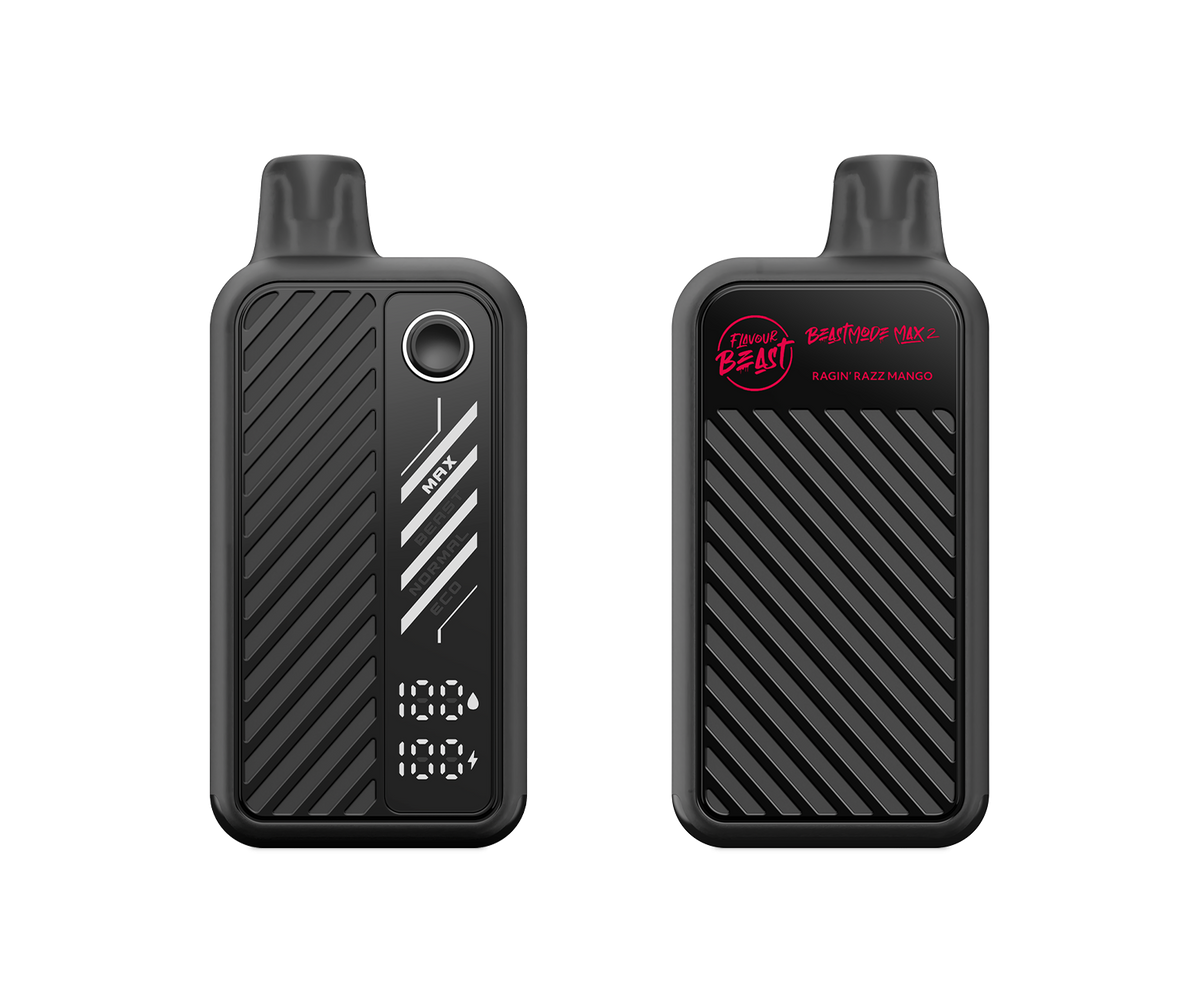 Ragin' Razz Mango (Iced) Vape -Beast Mode Max 2 -  50K Puffs |  Disposable Canada