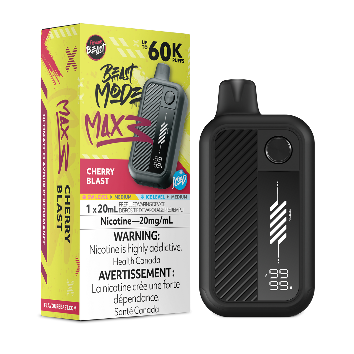 Beast Mode Max 3 - Cherry Blast (Iced)