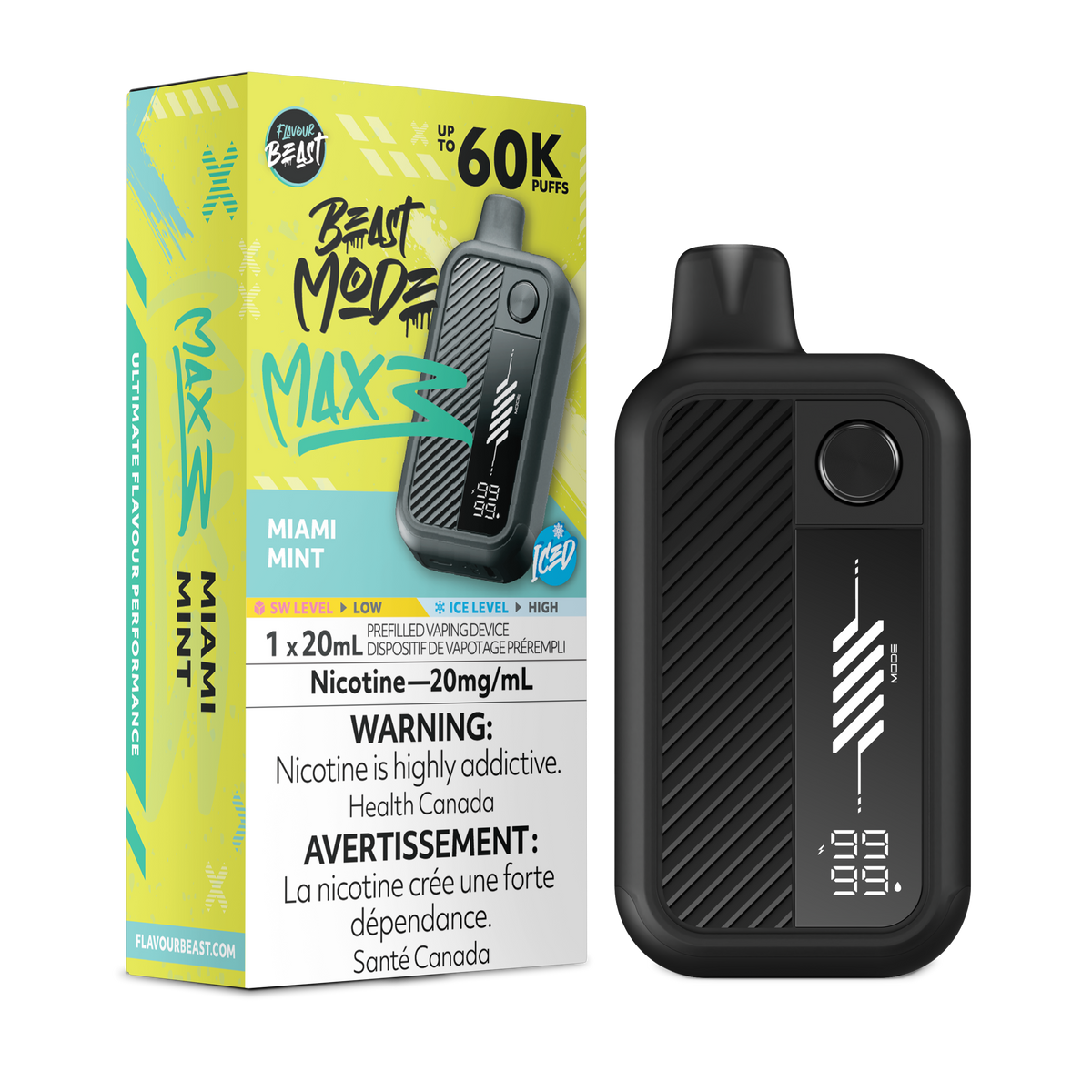 Beast Mode Max 3 - Miami Mint (Iced) (AB)