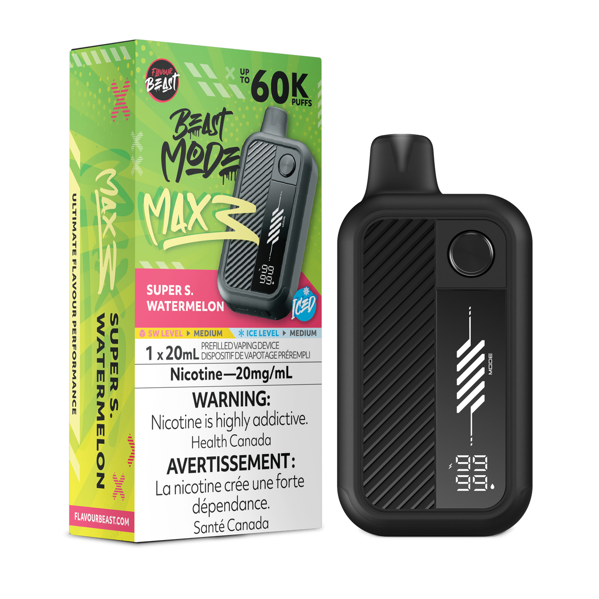 Beast Mode Max 3 - Super S. Watermelon (Iced)