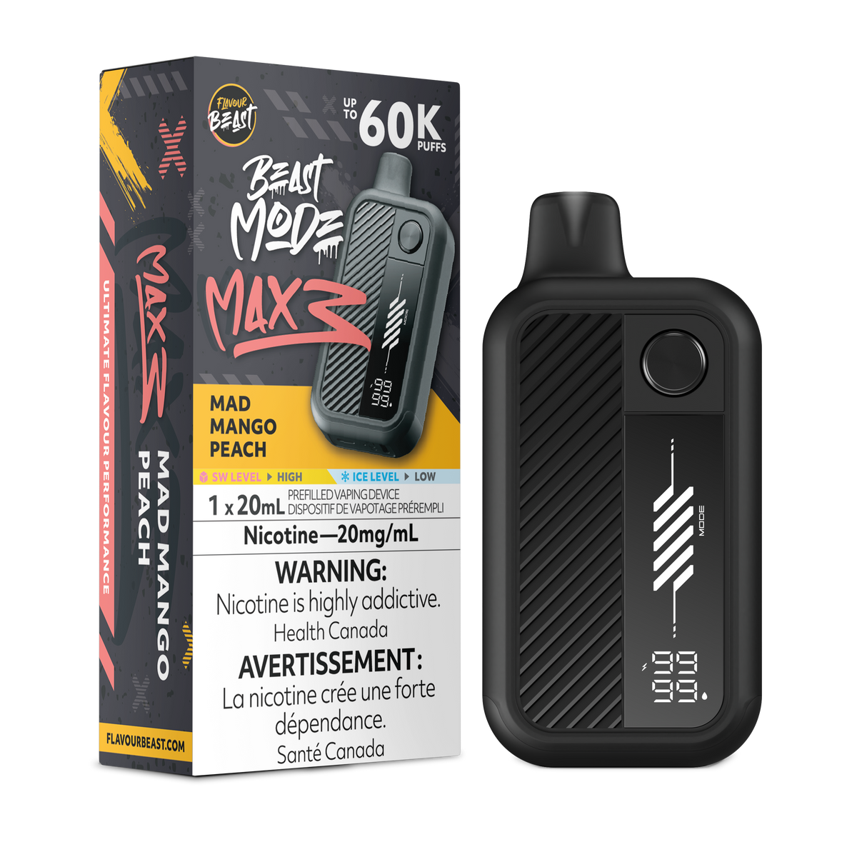 Beast Mode Max 3 - Mad Mango Peach (ON)