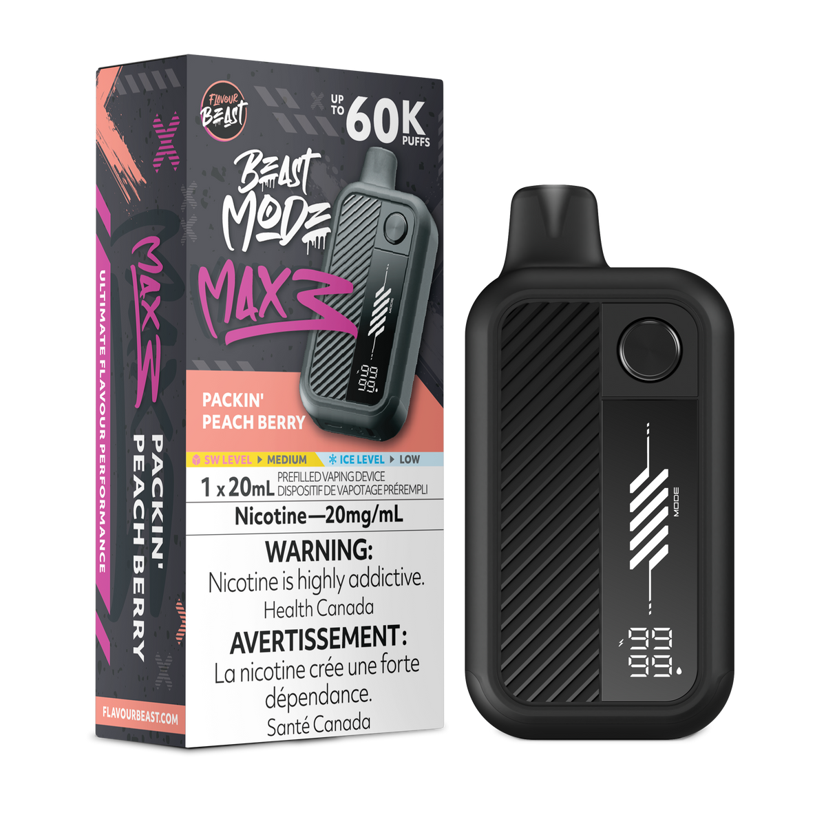 Beast Mode Max 3 - Packin' Peach Berry (ON)
