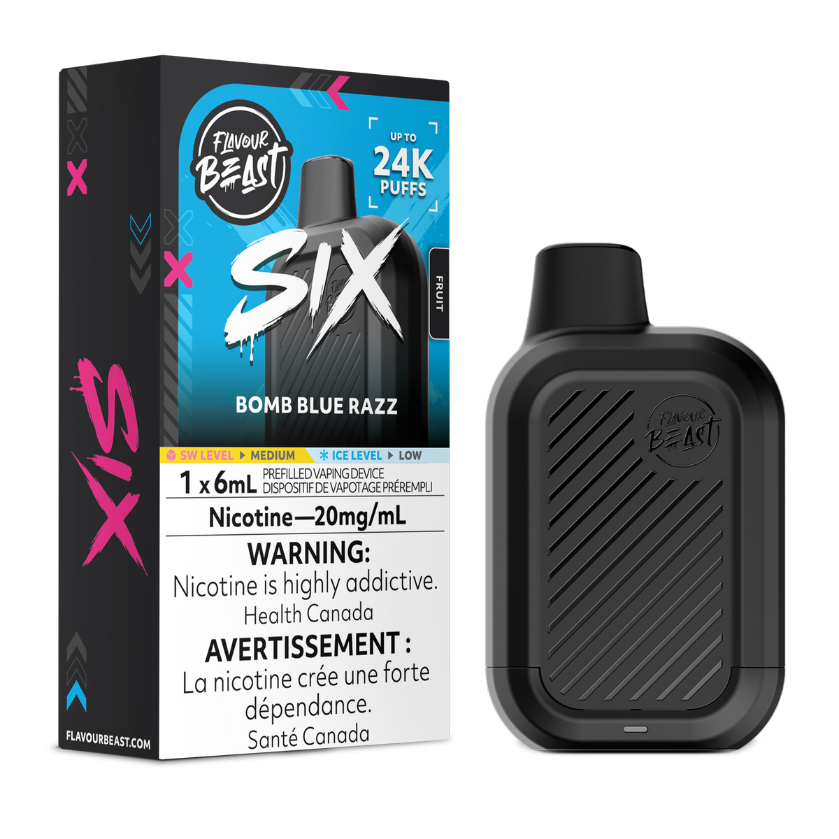 Flavour Beast SIX - Bomb Blue Razz (AB)