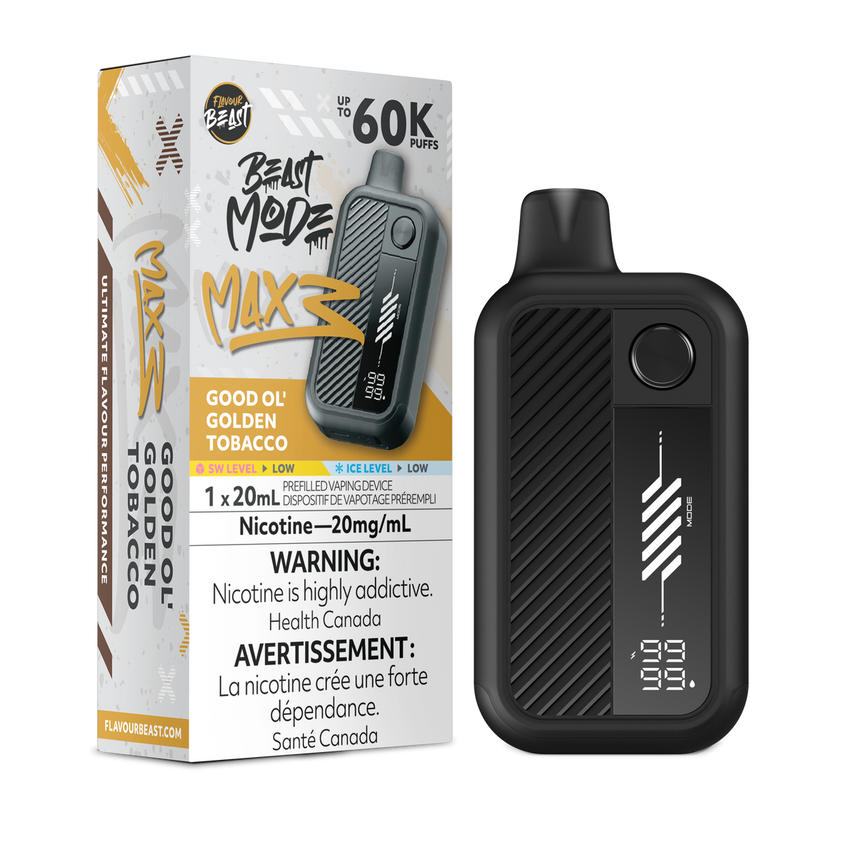 Beast Mode Max 3 - Good Ol' Golden Tobacco