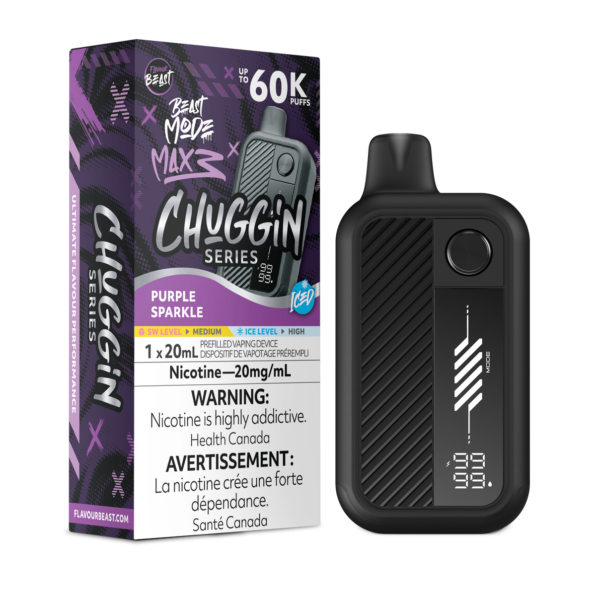 Beast Mode Max 3 - Purple Sparkle (Iced) (AB)