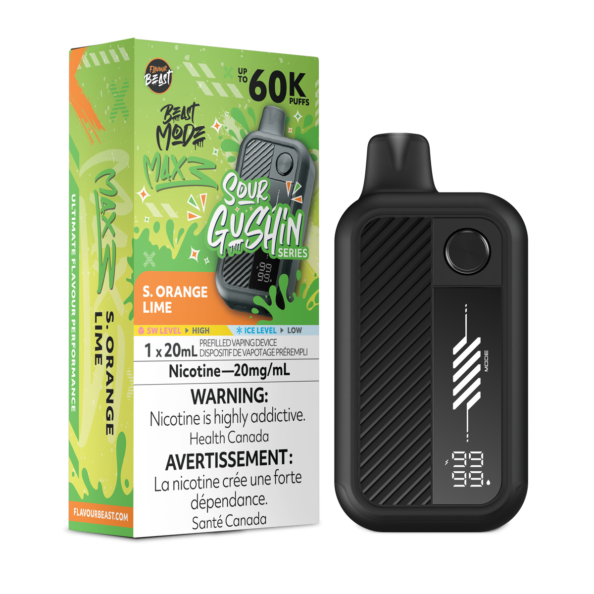 Beast Mode Max 3 - S.G. S. Orange Lime