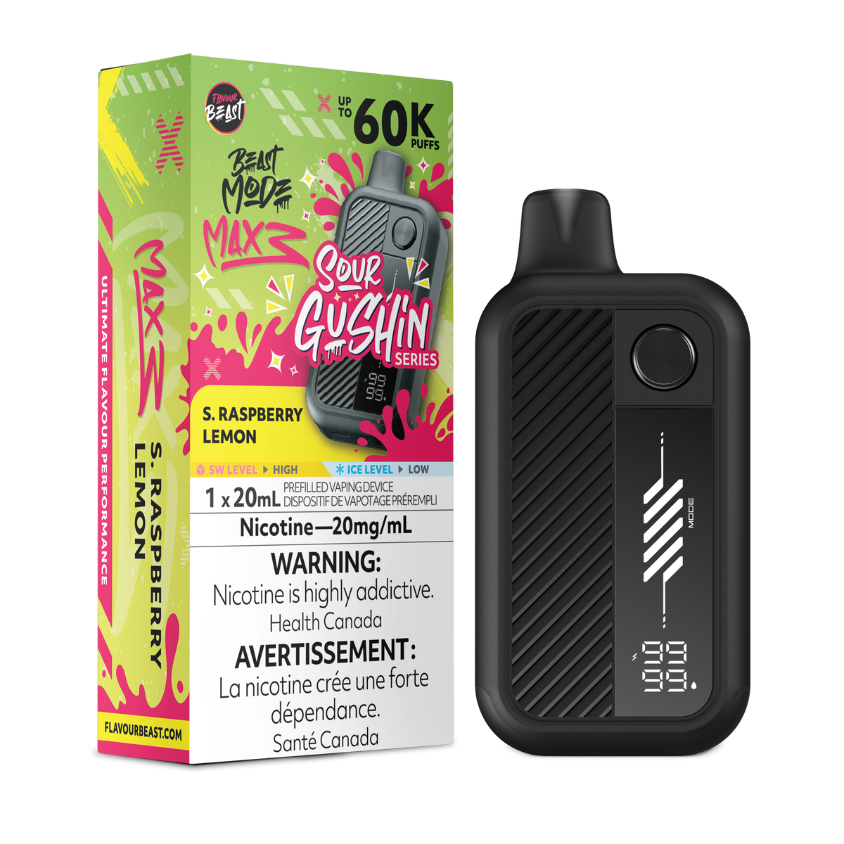 Beast Mode Max 3 - S.G. S. Raspberry Lemon (AB)
