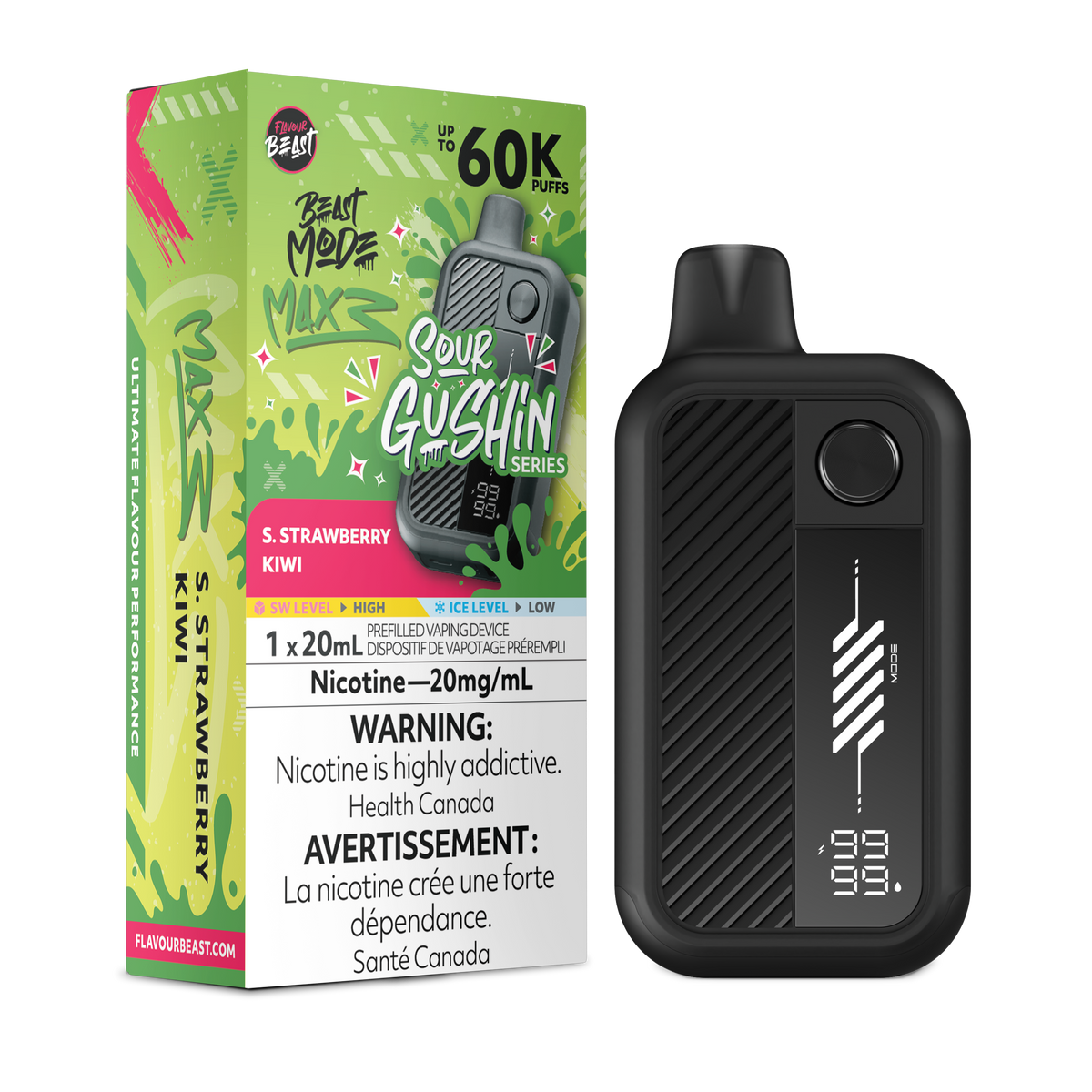 Beast Mode Max 3 - S.G. S. Strawberry Kiwi