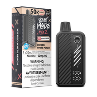 Wicked White Peach Vape  –Beast Mode Max 2 –  50 K Puffs| Disposable Canada