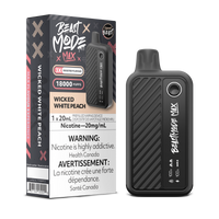 Wicked White Peach Vape - Flavour Beast Beast Mode Max 18K Disposable 