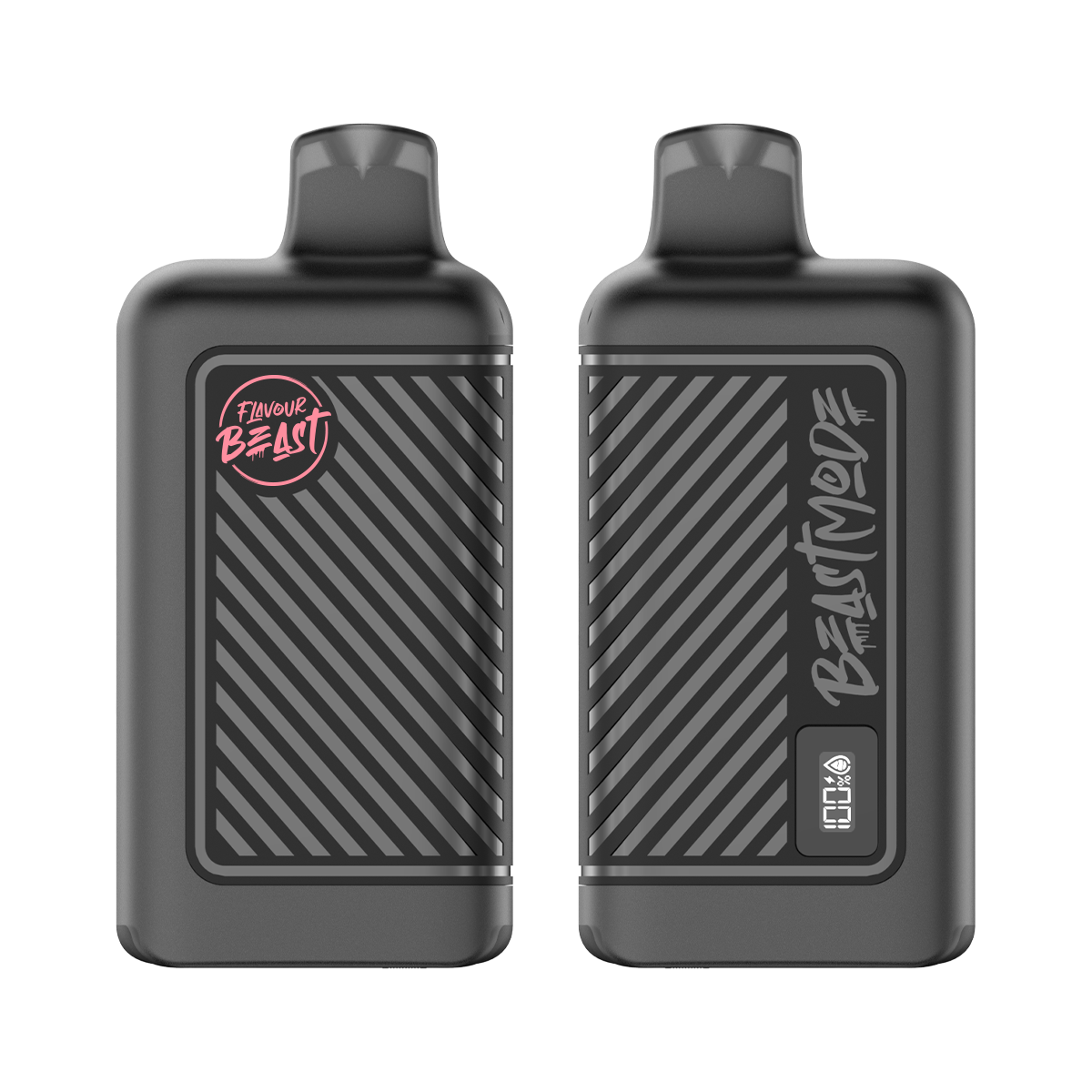 Str8 Up Strawberry Banana Iced Vape - Flavour Beast Beast Mode 8K Disposable