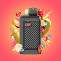 Str8 Up Strawberry Banana Iced Vape - Flavour Beast Beast Mode 8K Disposable