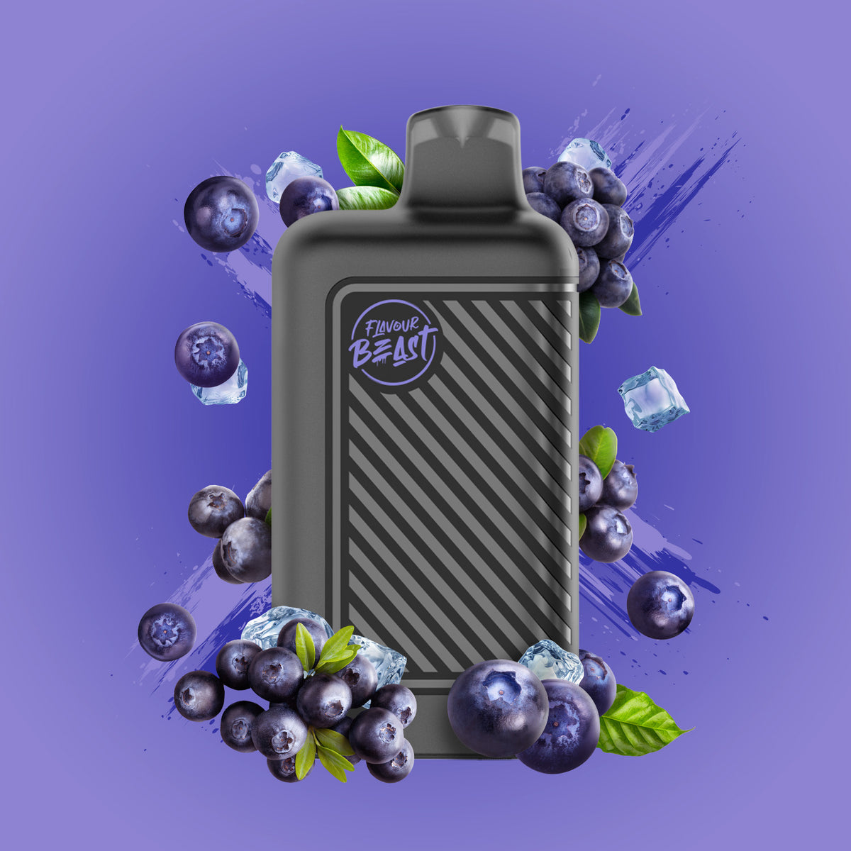 Super Sour Blueberry Iced Vape - Flavour Beast Beast Mode 8K Disposable 