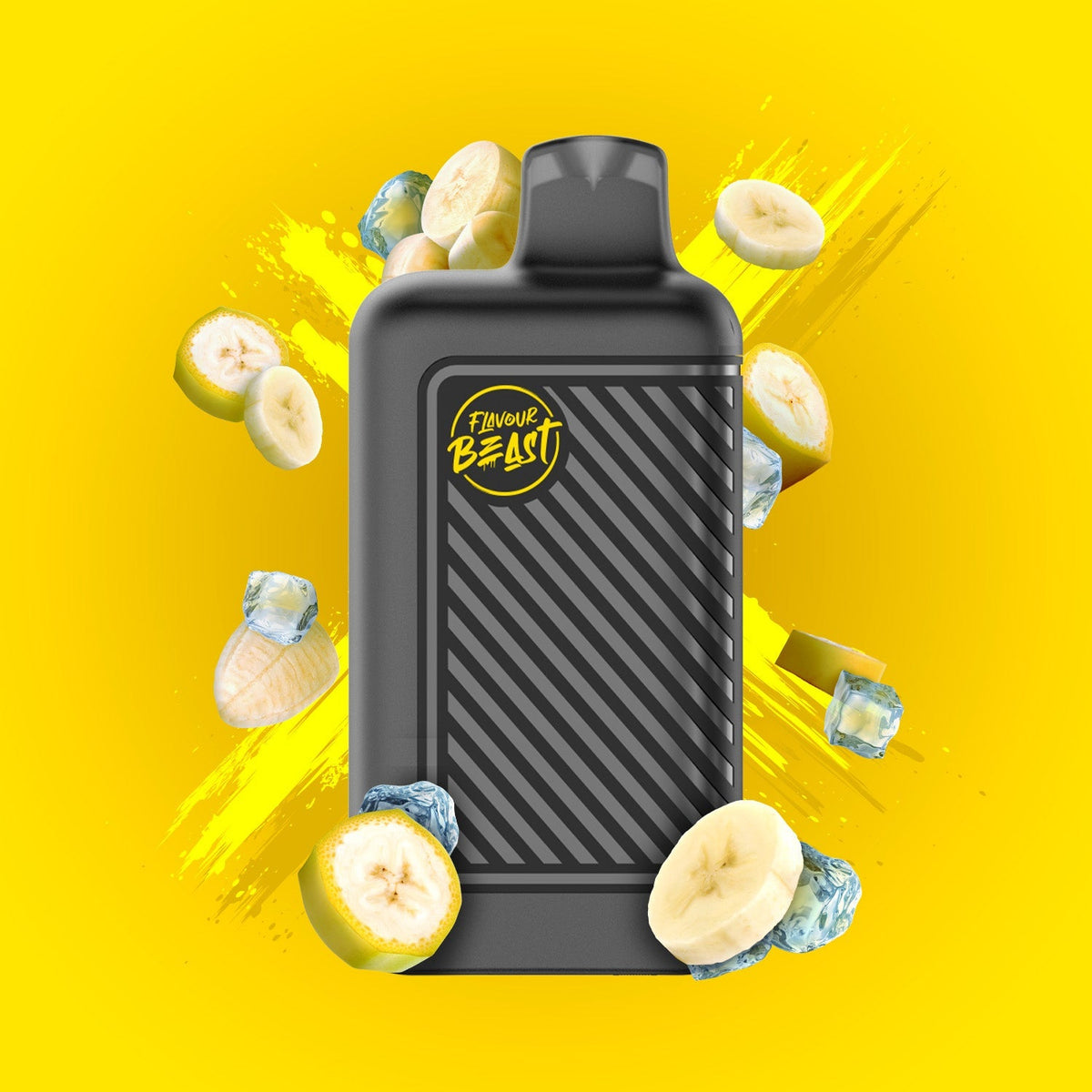 Bussin' Banana Iced Vape - Flavour Beast Beast Mode 8K Disposable 