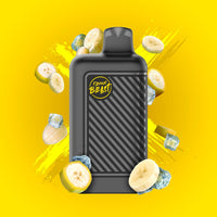 Bussin' Banana Iced Vape - Flavour Beast Beast Mode 8K Disposable 