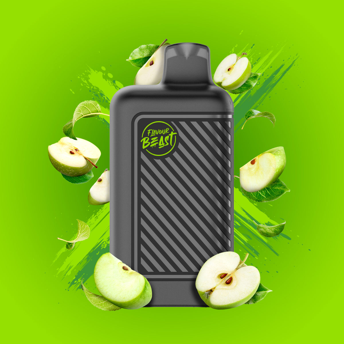 Gusto Green Apple Vape - Flavour Beast Beast Mode 8K Disposable