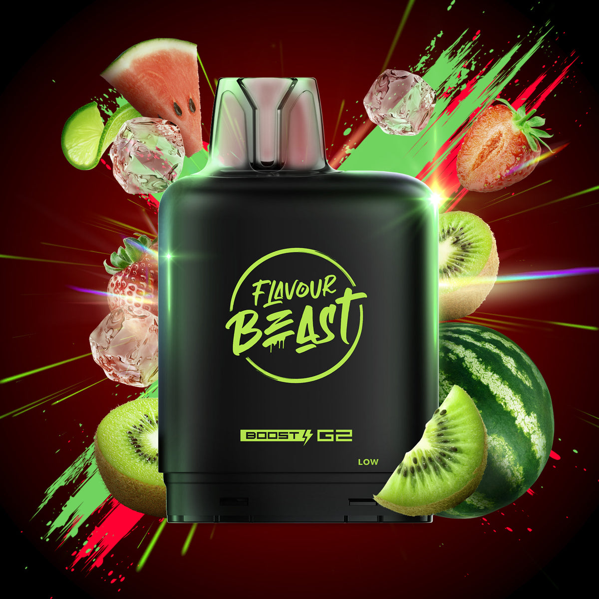 Level X Boost G2 Pod - Watermelon Strawberry Kiwi (Iced)