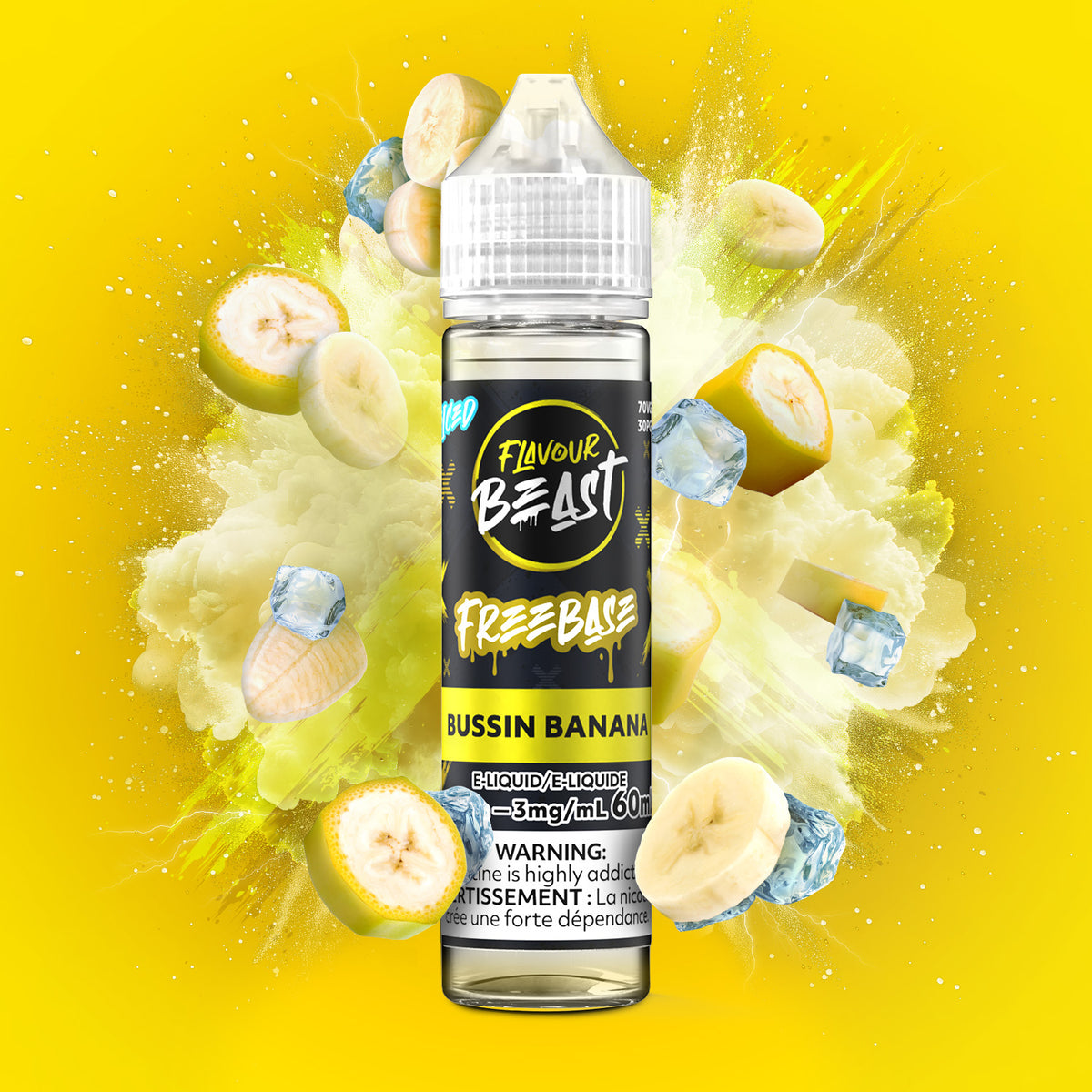 E-Liquid Freebase - Bussin Banana Iced