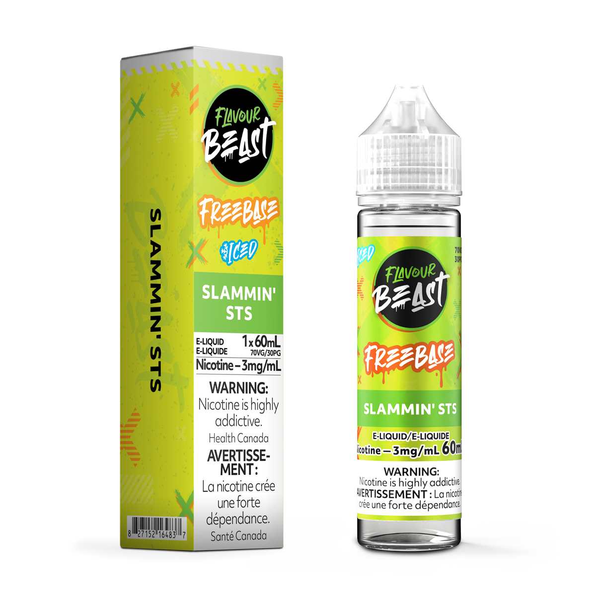 E-Liquid Freebase - Slammin' STS Iced