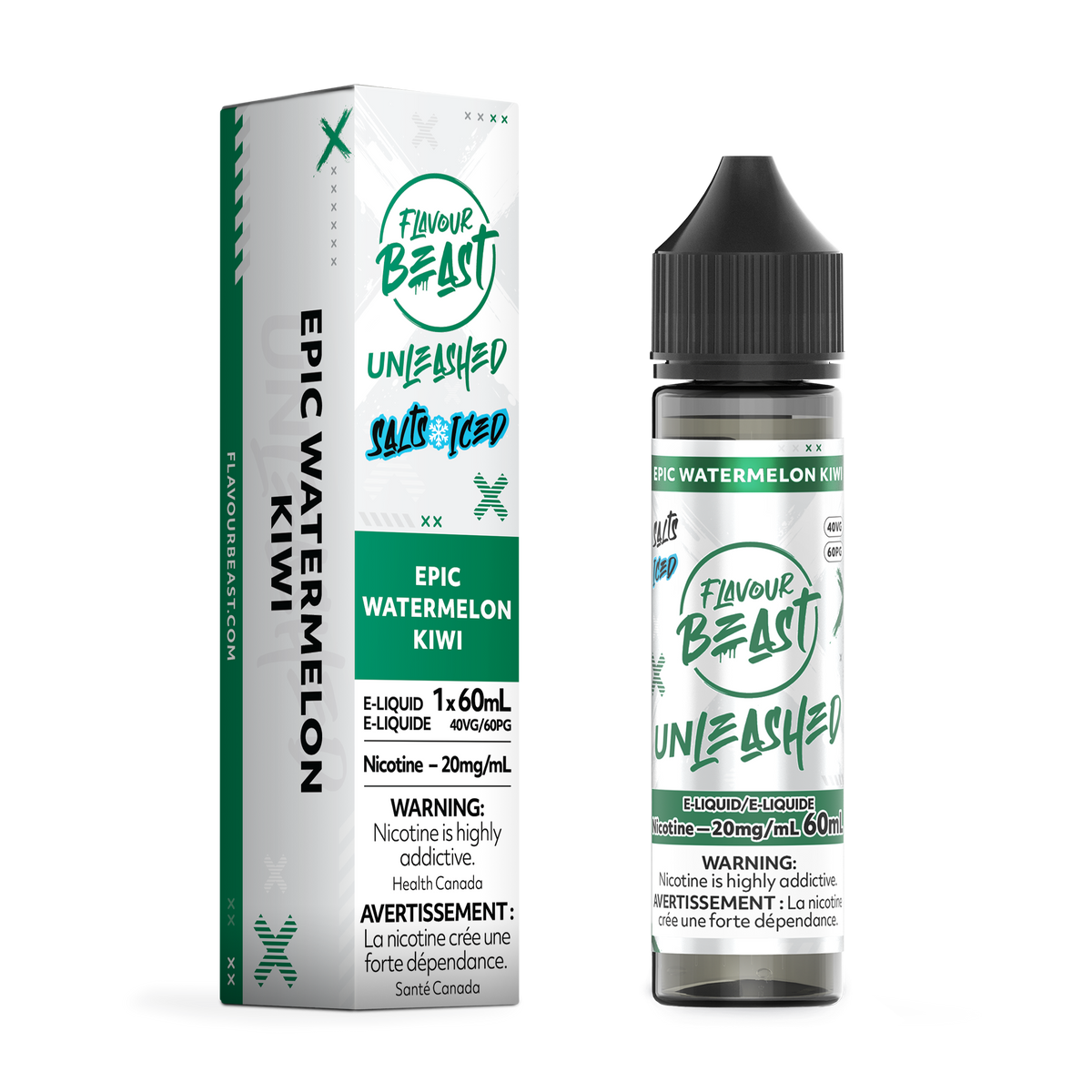 Unleashed E-Liquid - Epic Watermelon Kiwi (ON)