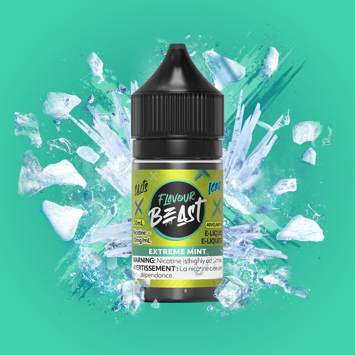 Flavour Beast E-Liquid - Extreme Mint Iced (MB) - 10mg/mL (30mL)