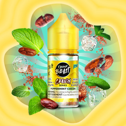 Cravin Peppermint Cocoa Iced 30mL  E-Liquid - Flavour Beast 