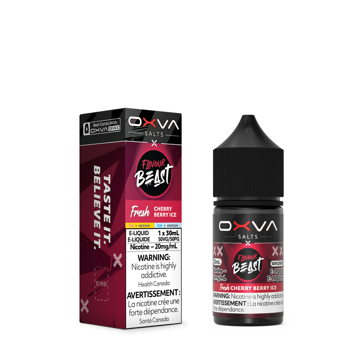 Flavour Beast x OXVA E-liquid - Fresh Cherry Berry Ice (AB)