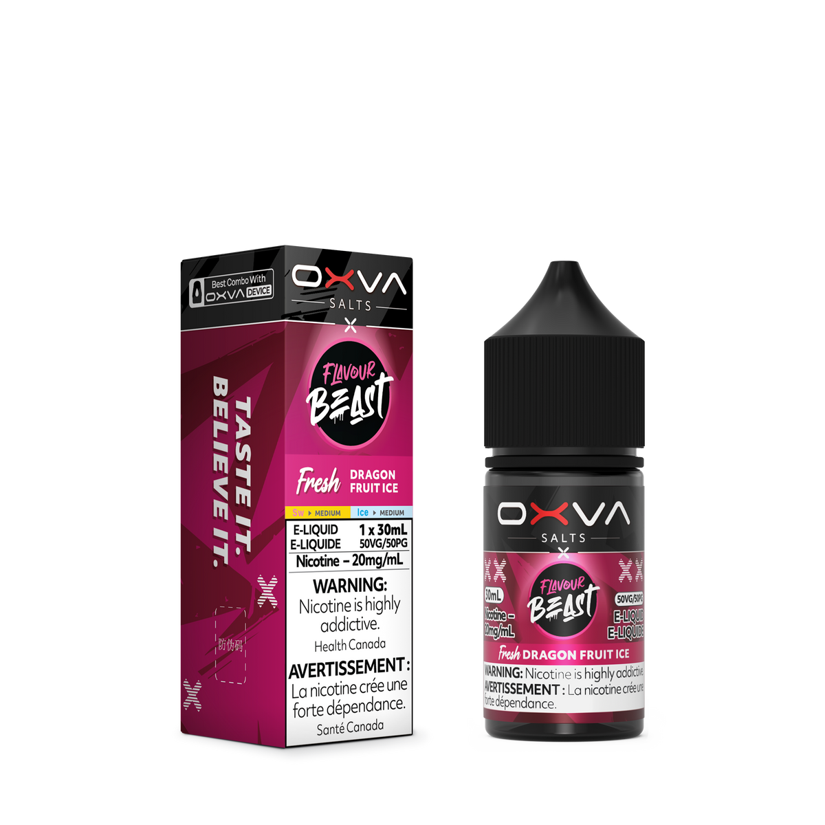 Flavour Beast x OXVA E-liquid - Fresh Dragon Fruit Ice