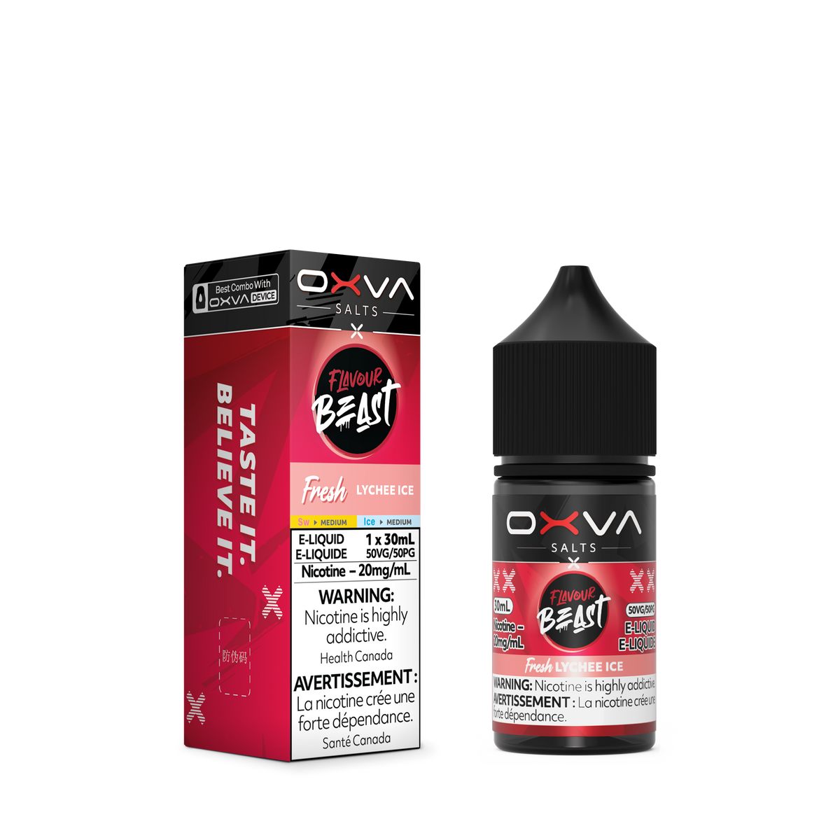 Flavour Beast x OXVA E-liquid - Fresh Lychee Ice