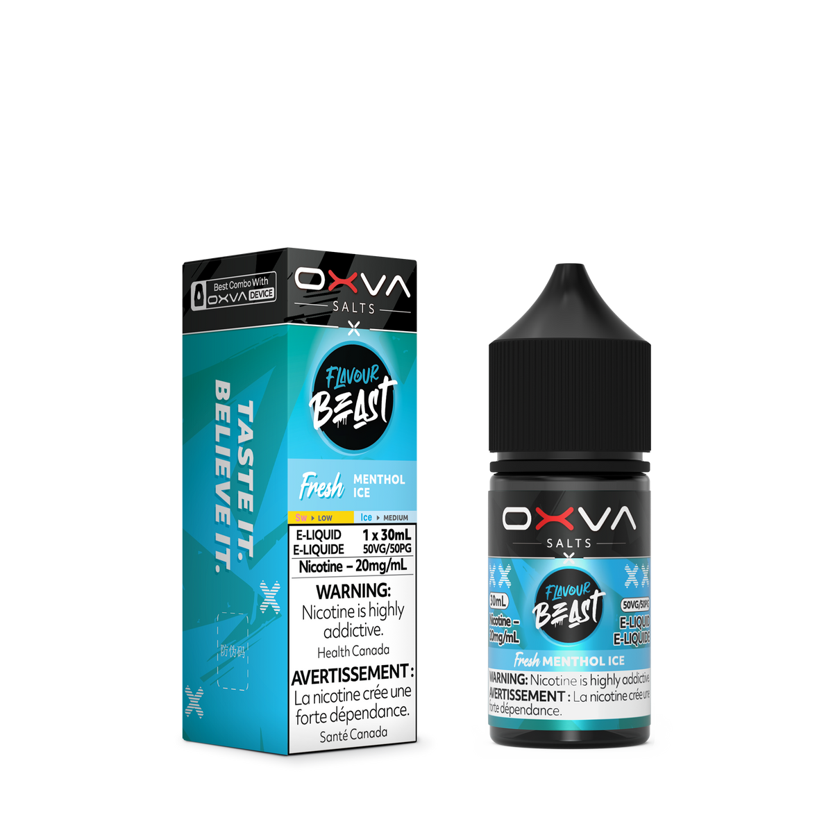 Flavour Beast x OXVA E-liquid - Fresh Menthol Ice