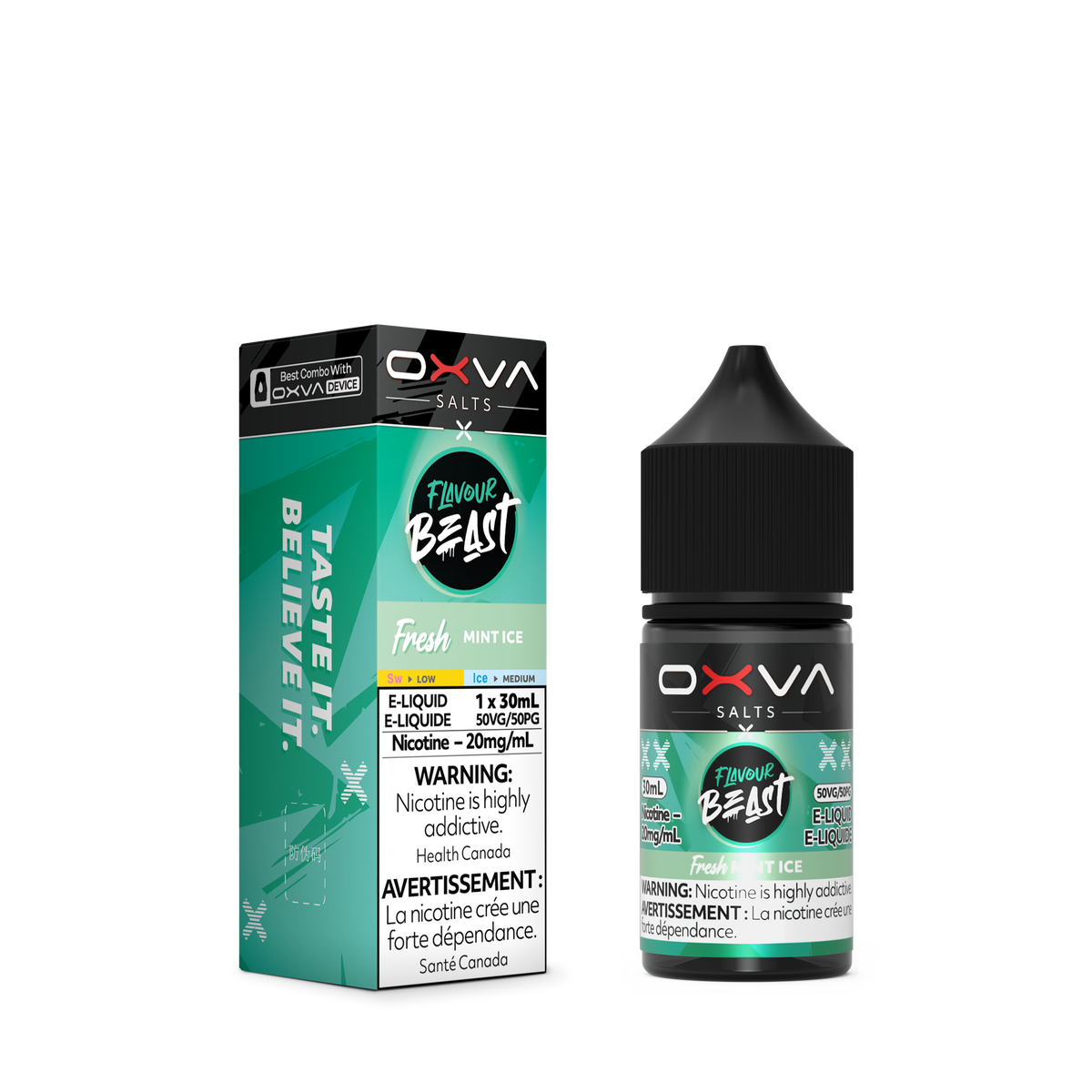 Flavour Beast x OXVA E-liquid - Fresh Mint Ice