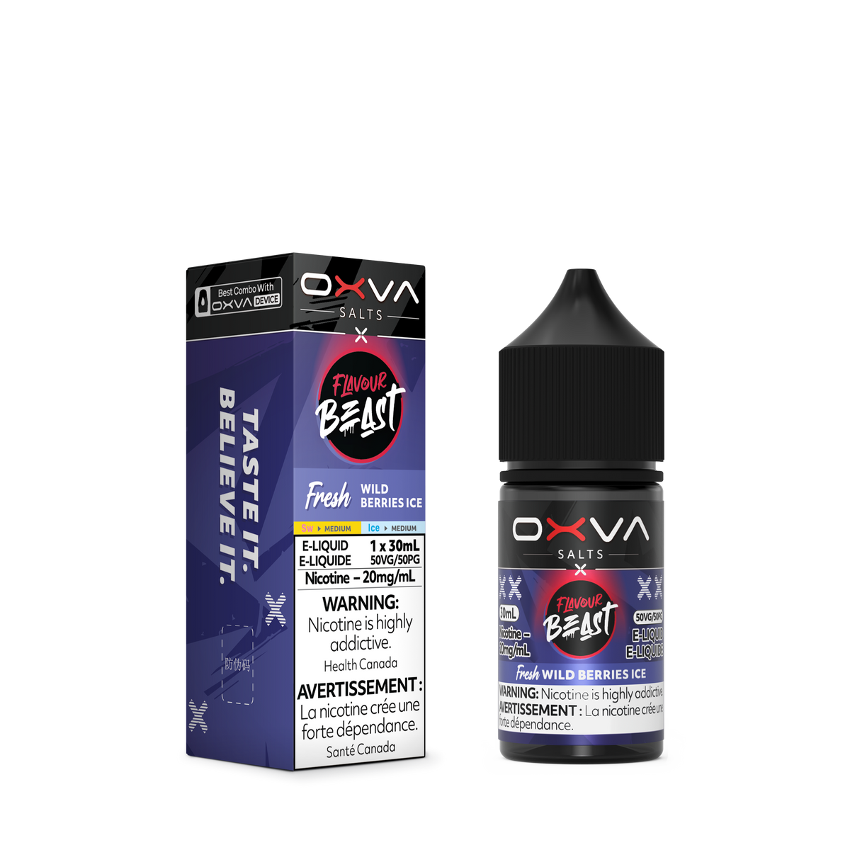 Flavour Beast x OXVA E-liquid - Fresh Wild Berries Ice