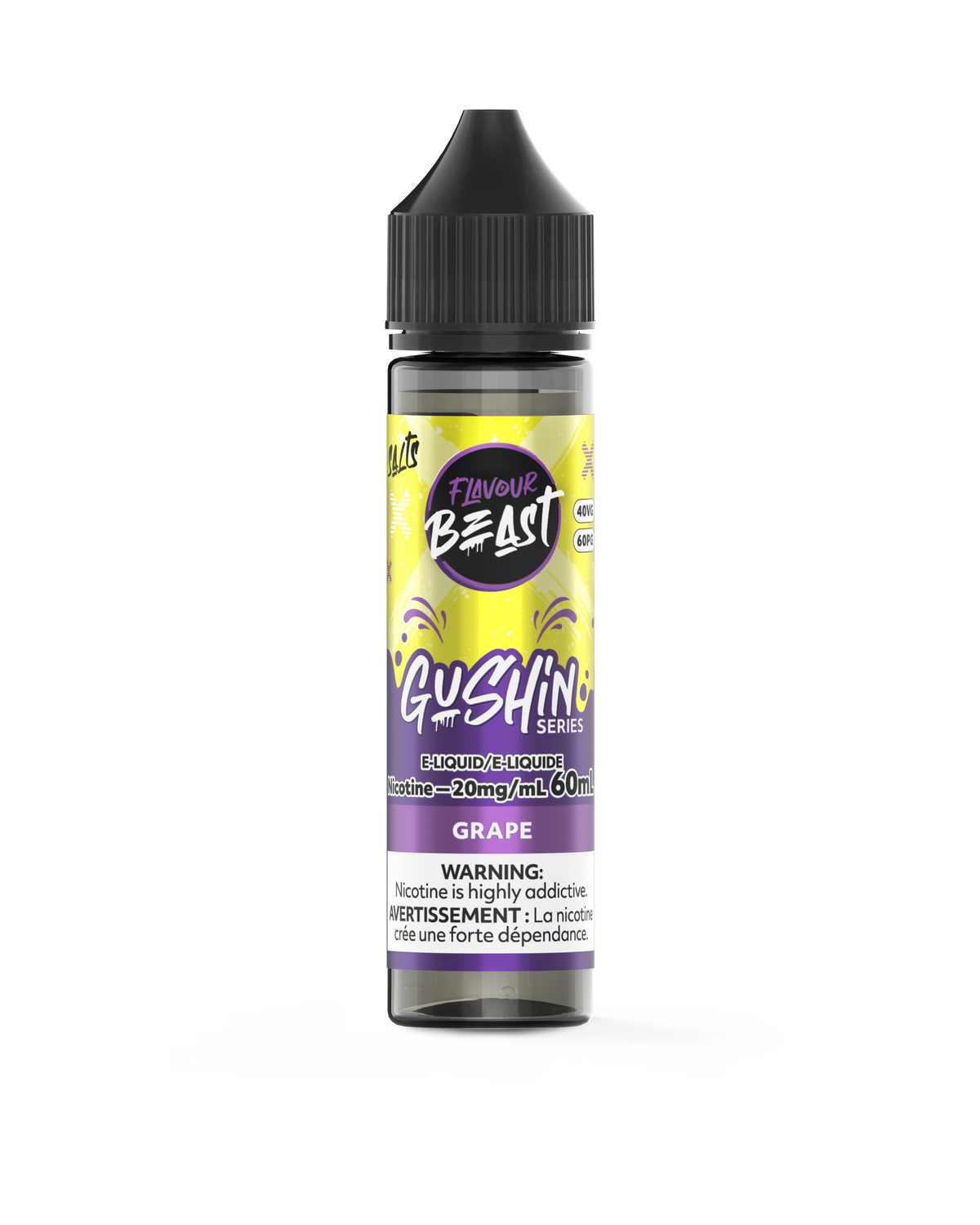 Flavour Beast E-Liquid - GUSHIN Grape (ON)