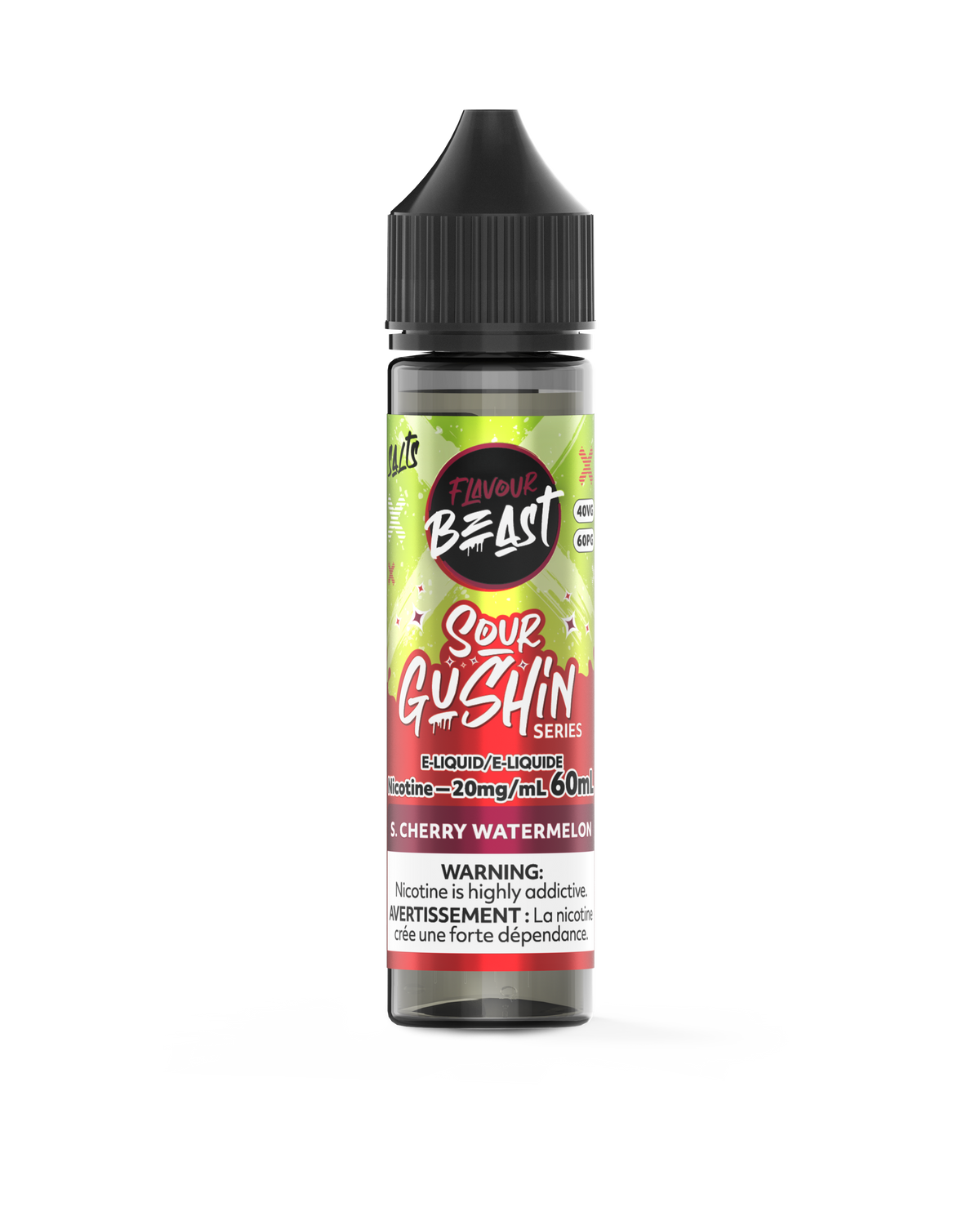 Flavour Beast E-Liquid - SOUR GUSHIN S. Cherry Watermelon (ON)