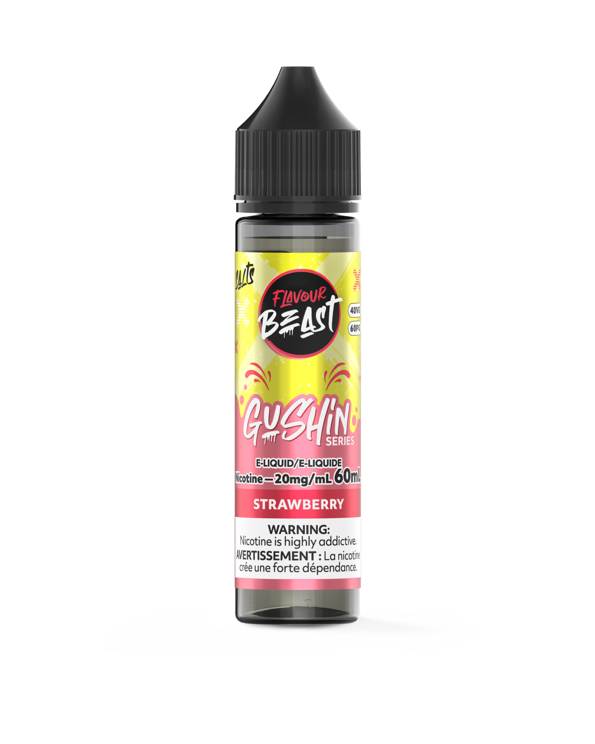 Flavour Beast E-Liquid - GUSHIN Strawberry (ON)