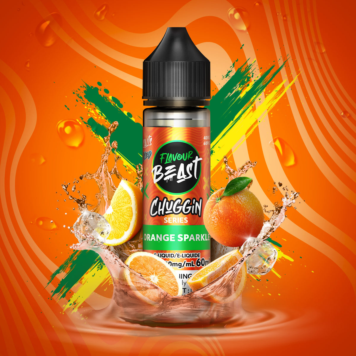 Chuggin E-Liquid - Chuggin Orange Sparkle - 20mg/mL (60mL)