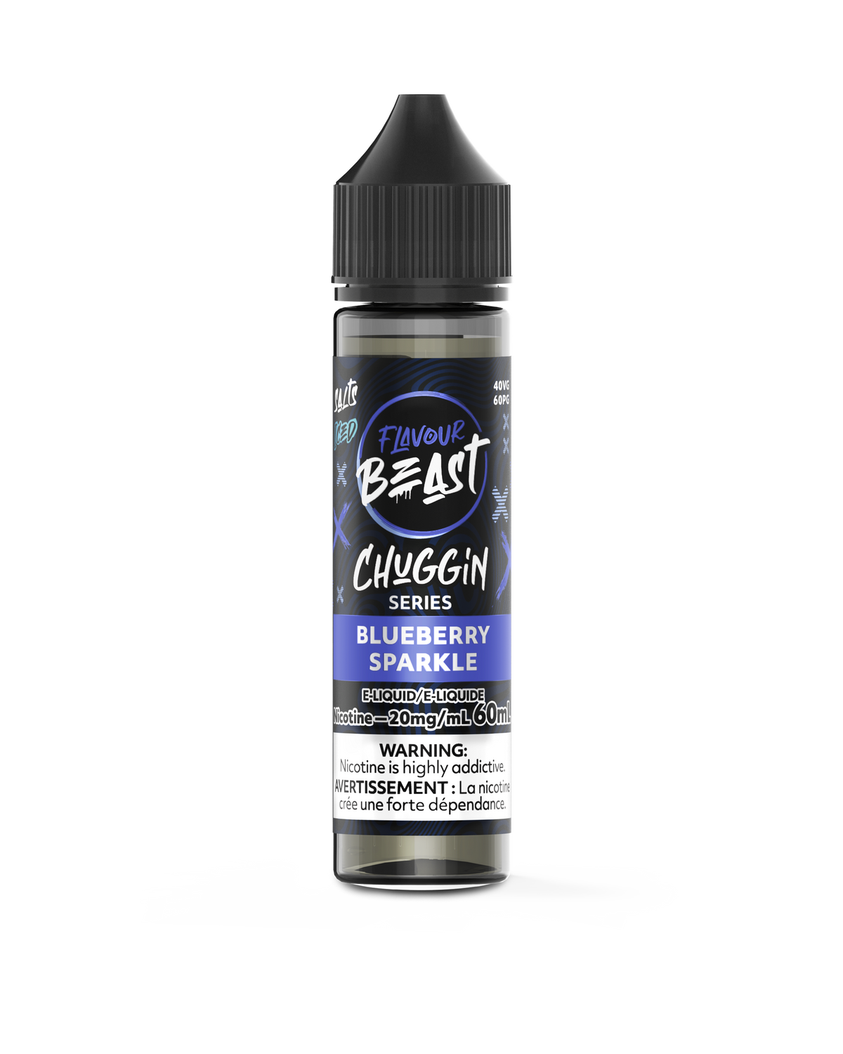 Chuggin E-Liquid - Chuggin Blueberry Sparkle (Iced) (ON)